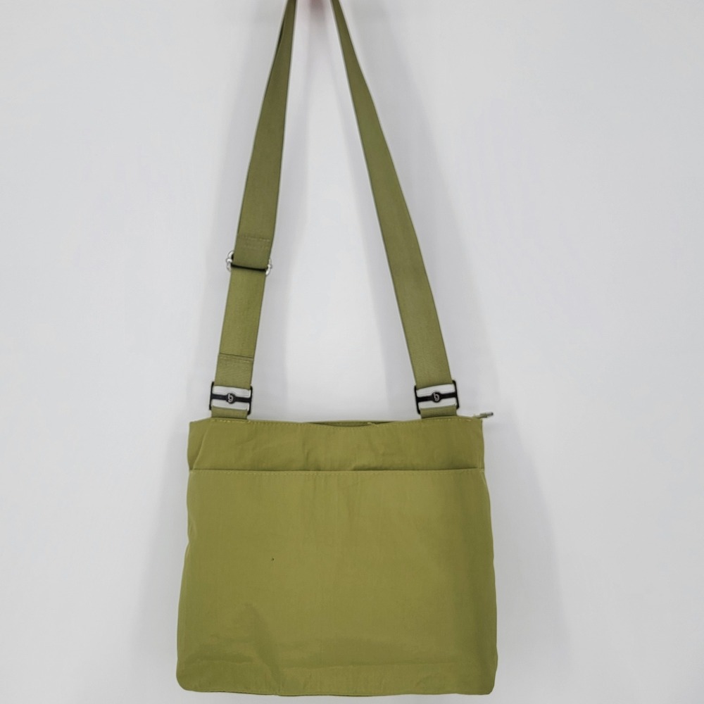 Baggallini Everywhere Crossbody Bag Olive Green Nylon Travel Purse Adjustable - Picture 9 of 11